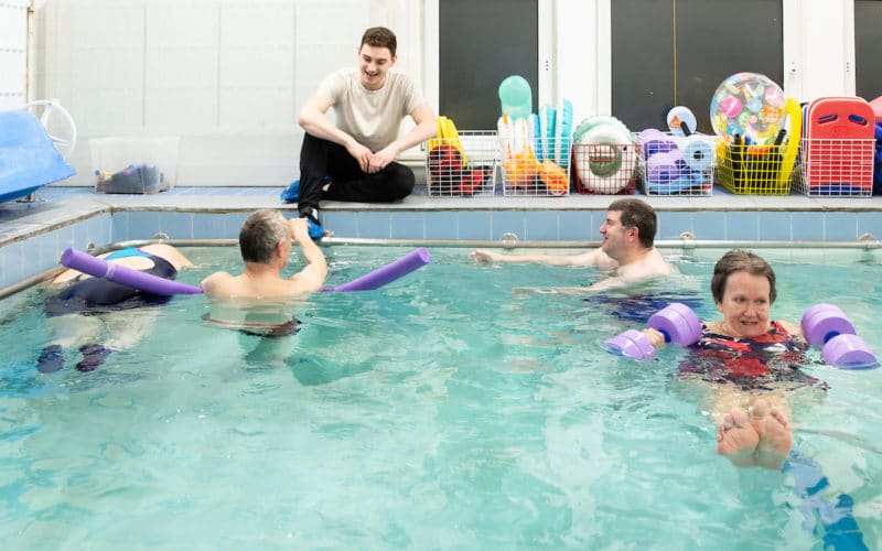 people in swimming pool