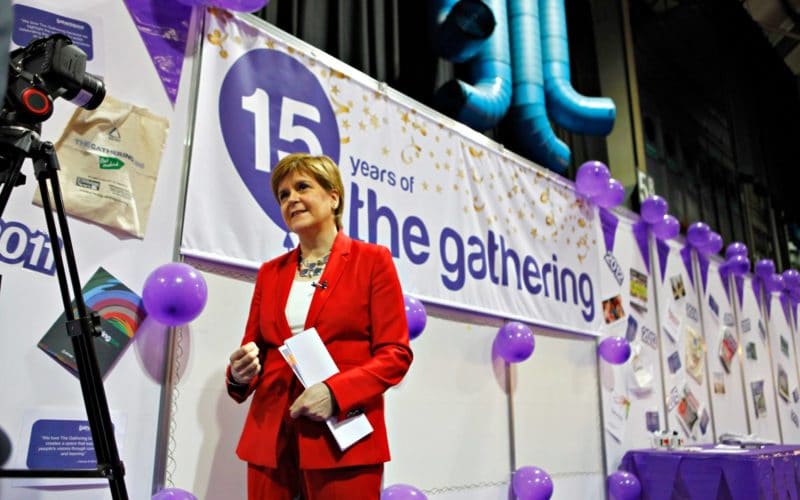 First Minister Nicola Sturgeon at The Gathering 2019