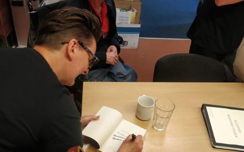 Ecas' Reading and Creative Writing activity enjoys occasional guess sessions from authors