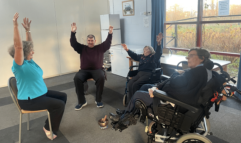 Chair Yoga with Ecas