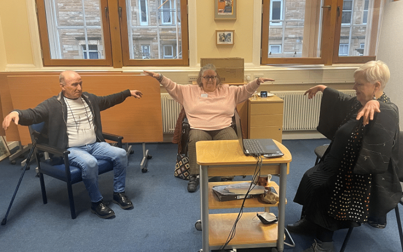 Ecas seated tai chi group - Tuesday