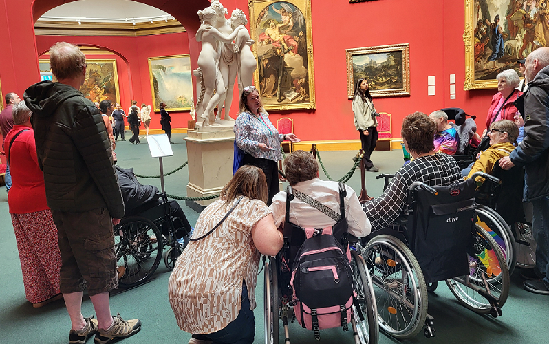 Ecas visit National Galleries of Scotland in June 2024