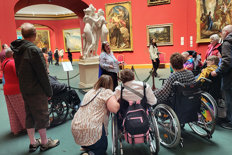 Ecas visit National Galleries of Scotland in June 2024